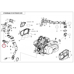 Łącznik wlotu cvt nr 5 cf...