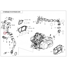 Łącznik wlotu cvt nr 7 cf...