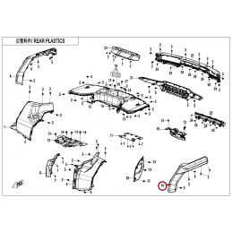 Rant błotnika lewy tył Goes...