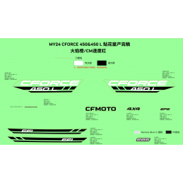 Naklejki komplet cf moto...