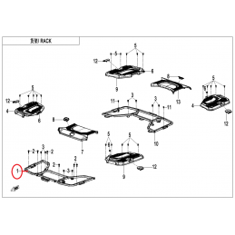 Ramka bagażnika przód Goes...