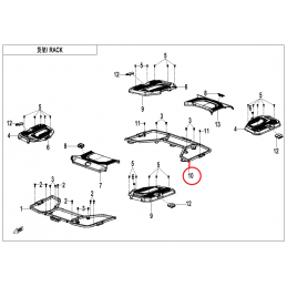 Ramka bagażnika tył Goes...