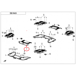 Pokrywa nakładka bagażnika...