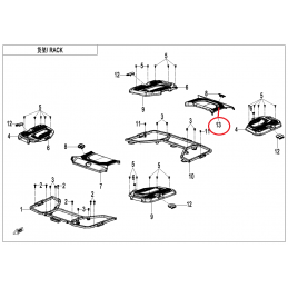 Nakładka bagażnika tył...